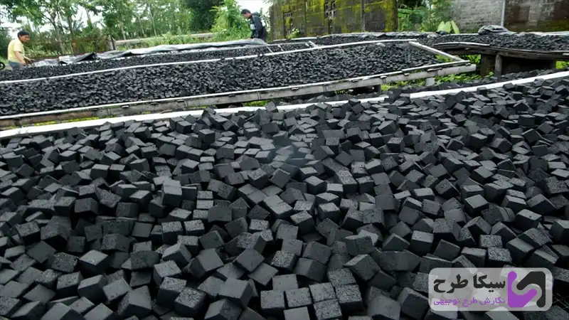 فرآیند تولید زغال فشرده
