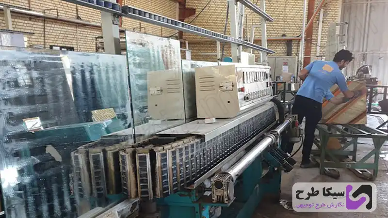 خط تولید آینه